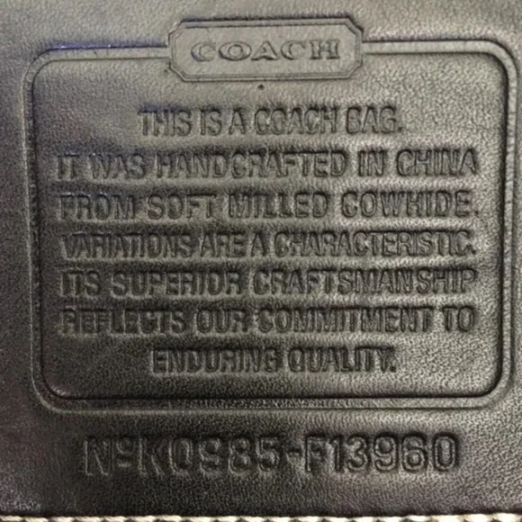 COACH  F13960 Black Hampton Pebble Leather Tote - Picture 3 of 8